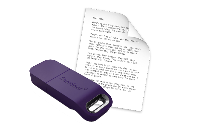 Read and write data from/to a HASP key